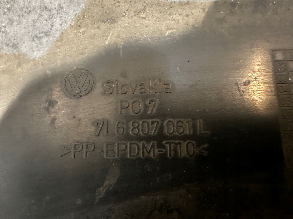 Vw touareg 7l 7l6 бампер передок  передний 7l6807061l с Разборки
