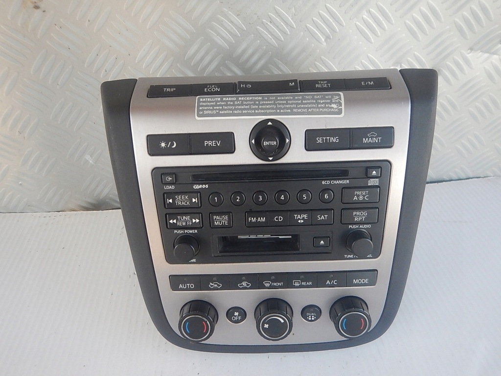 фото №1, Nissan murano z50 радио панель кондиционера