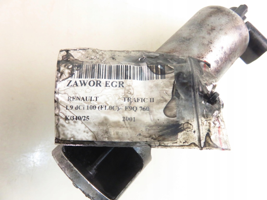 фото №12, Клапан egr renault trafic ii 1.9 dci 100 - f9q 760 7700107471 8200542997