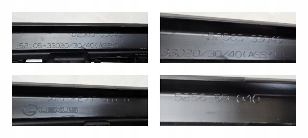 фото №15, Спойлер накладка молдинг бампера хром задня lexus es vii 2018-