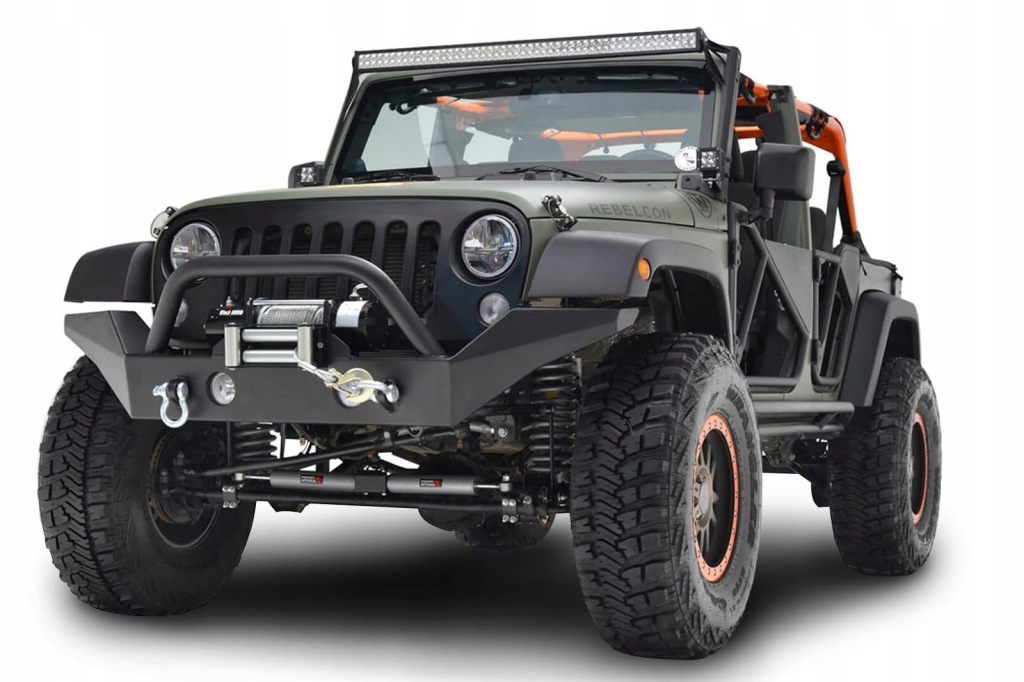 фото №4, Jeep wrangler jl 2018+ стальной бампер передний r7