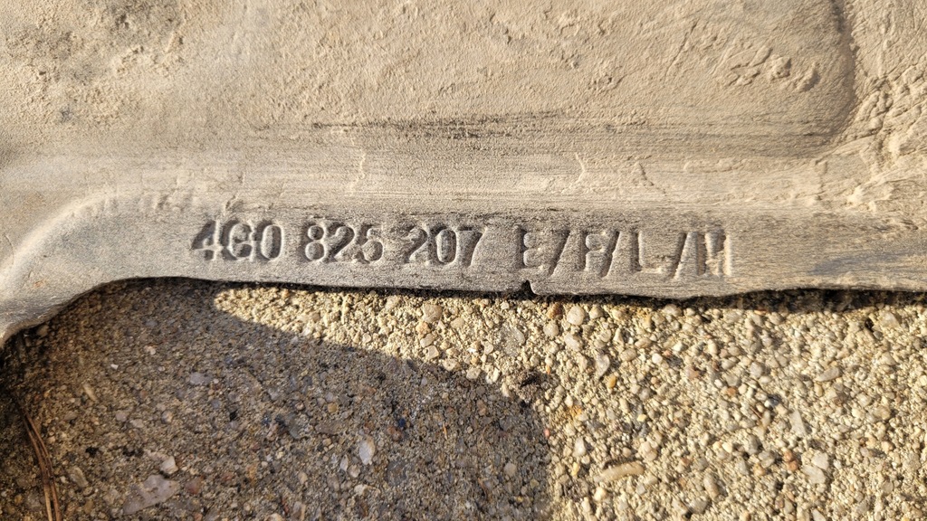 фото №11, Audi a6 c7 захист плита підвіска ліва 4g0825207e