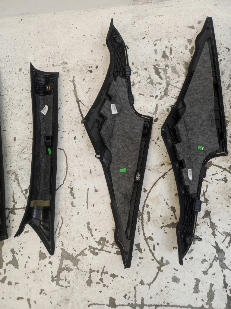 Защита обшивка стойка чёрный amg s klasa w222 222 Оригинал