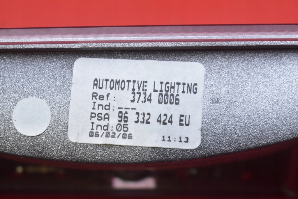 фото №7, Лампа освещение салона задняя 96332424eu citroen c6 1 i 04-12