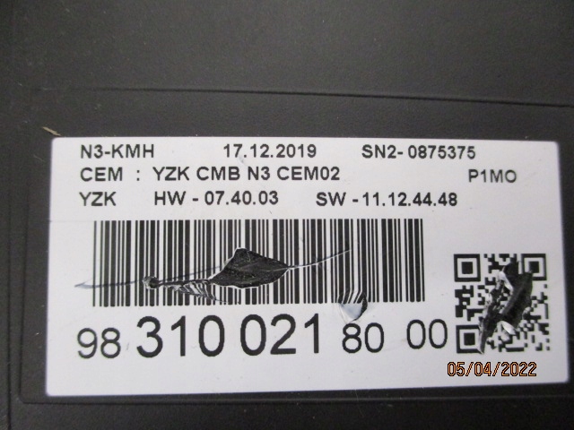 фото №9, Opel crossland x счетчик приборы 9831002180