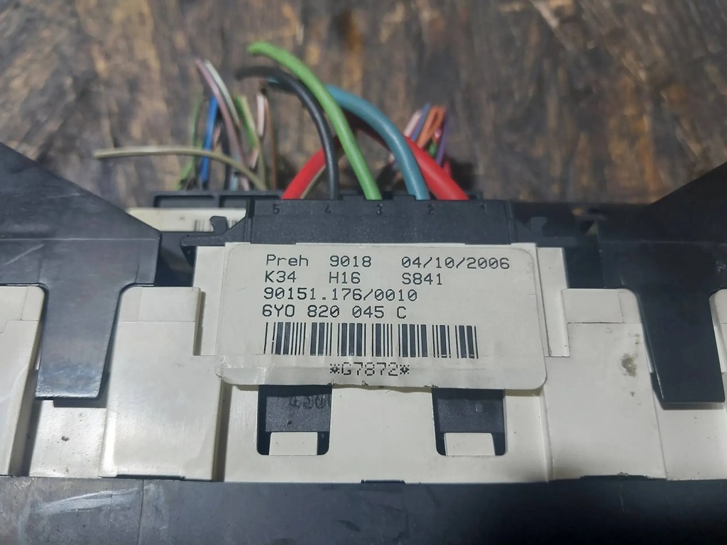 фото №8, Панель обдув кондиционера skoda fabia i 6y0820045c 901511760010