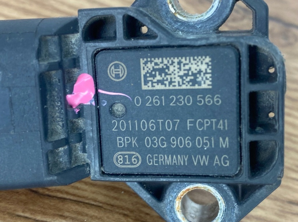 фото №5, Датчик тиску map датчик 2.0 tfsi audi q3 03g906051m