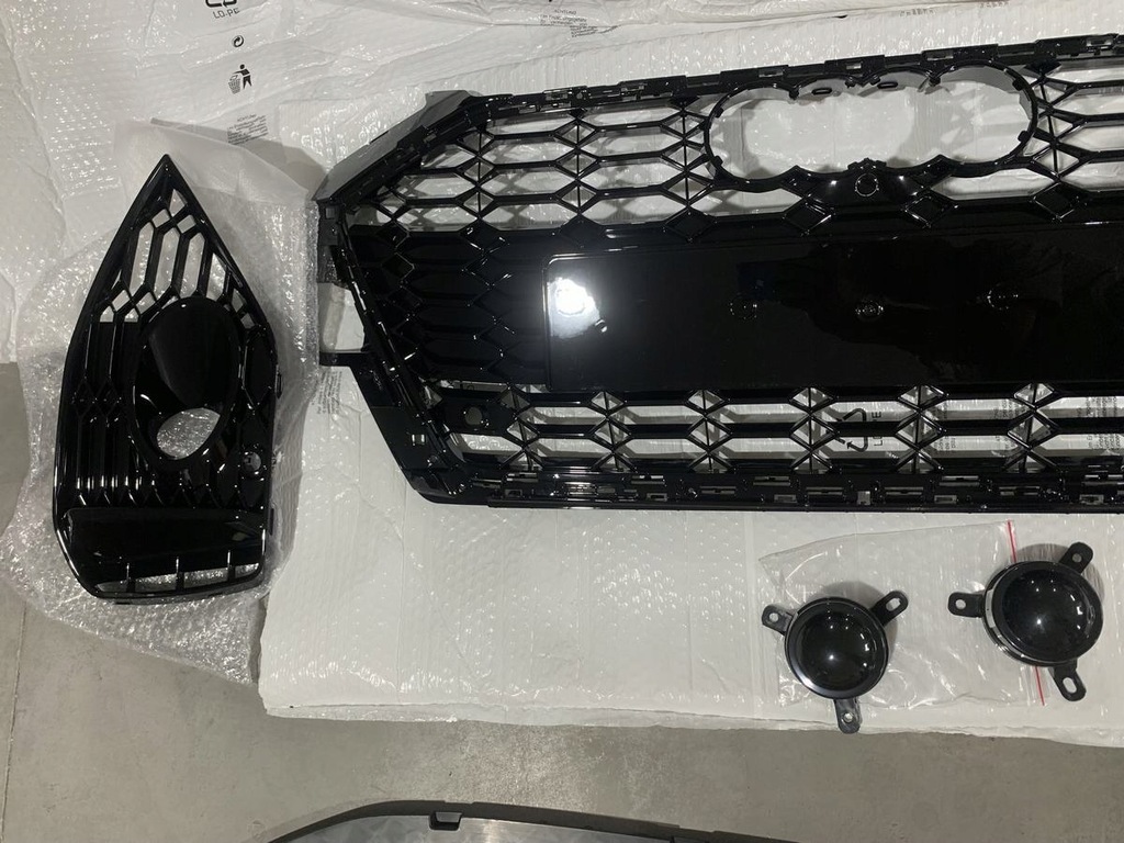 фото №7, Бампер перед audi a4 b9 8w 20- lift rs4 look + нижня захист