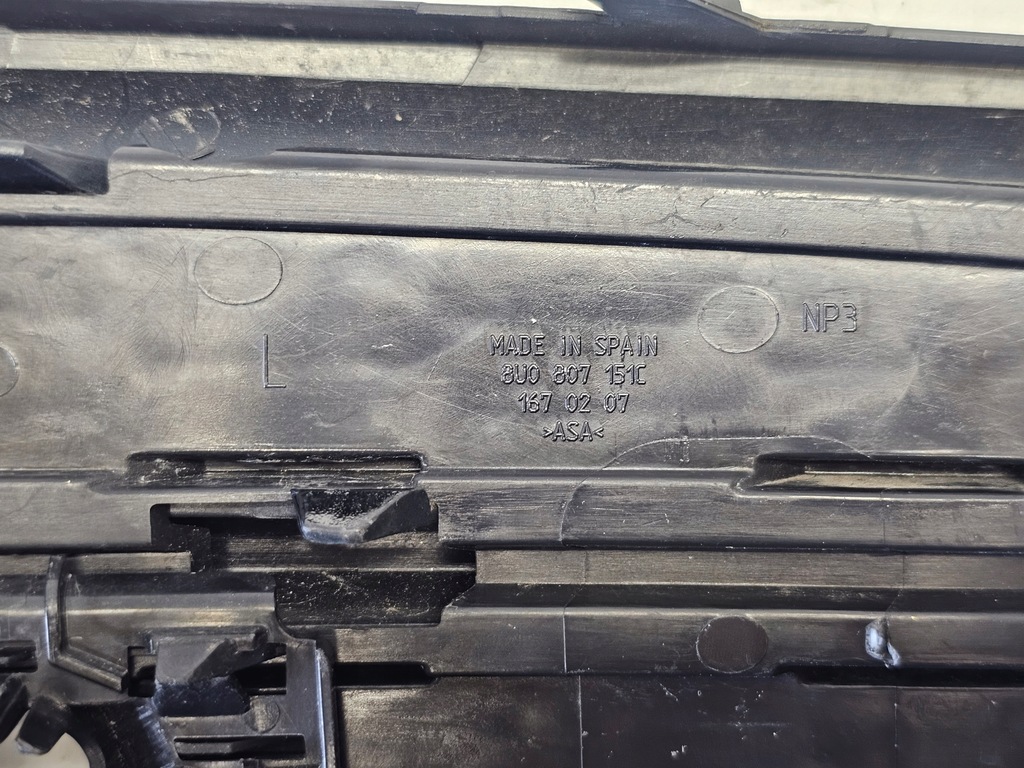 фото №15, Решётка бампера правая audi q3 8u s-line lift 8u0807681k 2011-2018 оригинал