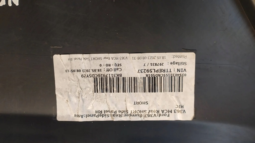 фото №10, Правий кутик бампера задня ford transit mk8