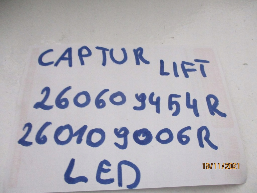 фото №7, Лампа led renault captur i 260609454r правая