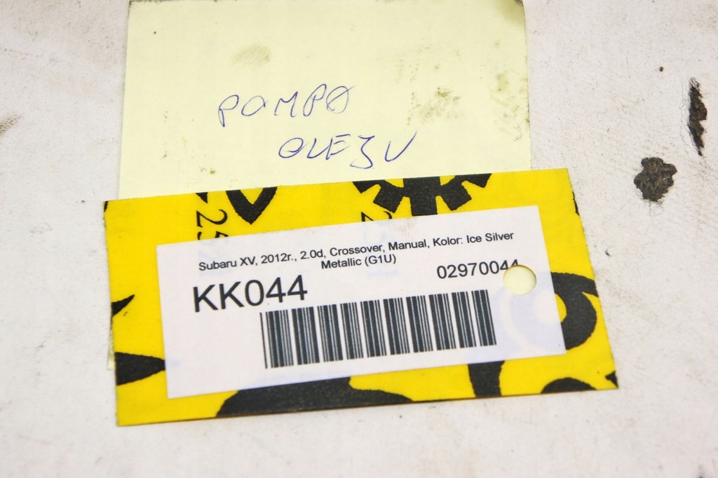 фото №8, Kk044 subaru xv i 2.0d насос масла