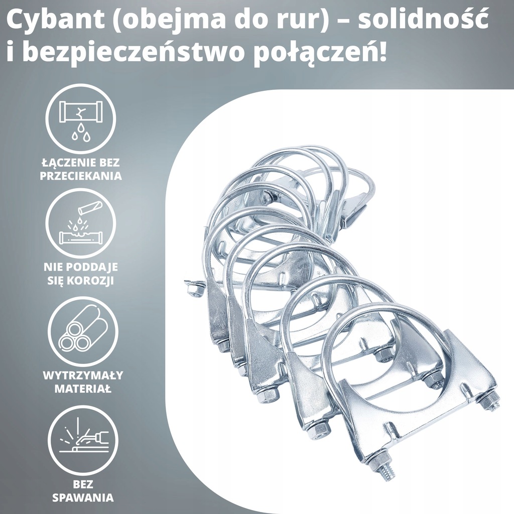 фото №8, Хомут cybant супорт пряжка скоба m8x36mm