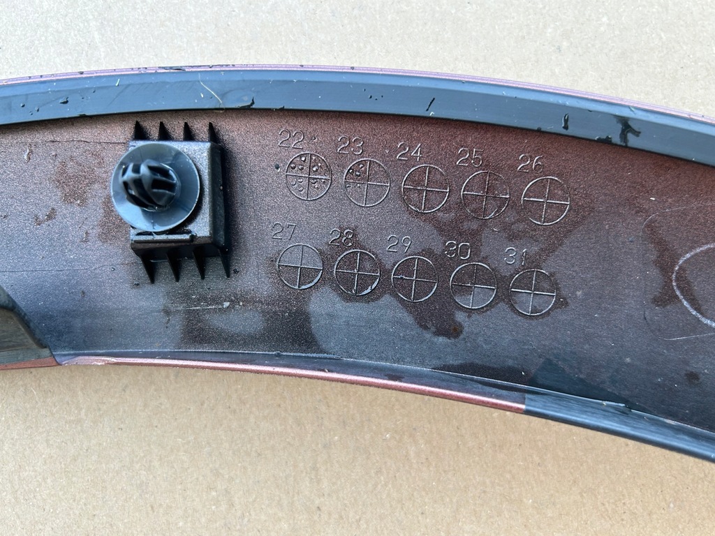 фото №10, Lexus rx v правая молдинг крыла перед передняя