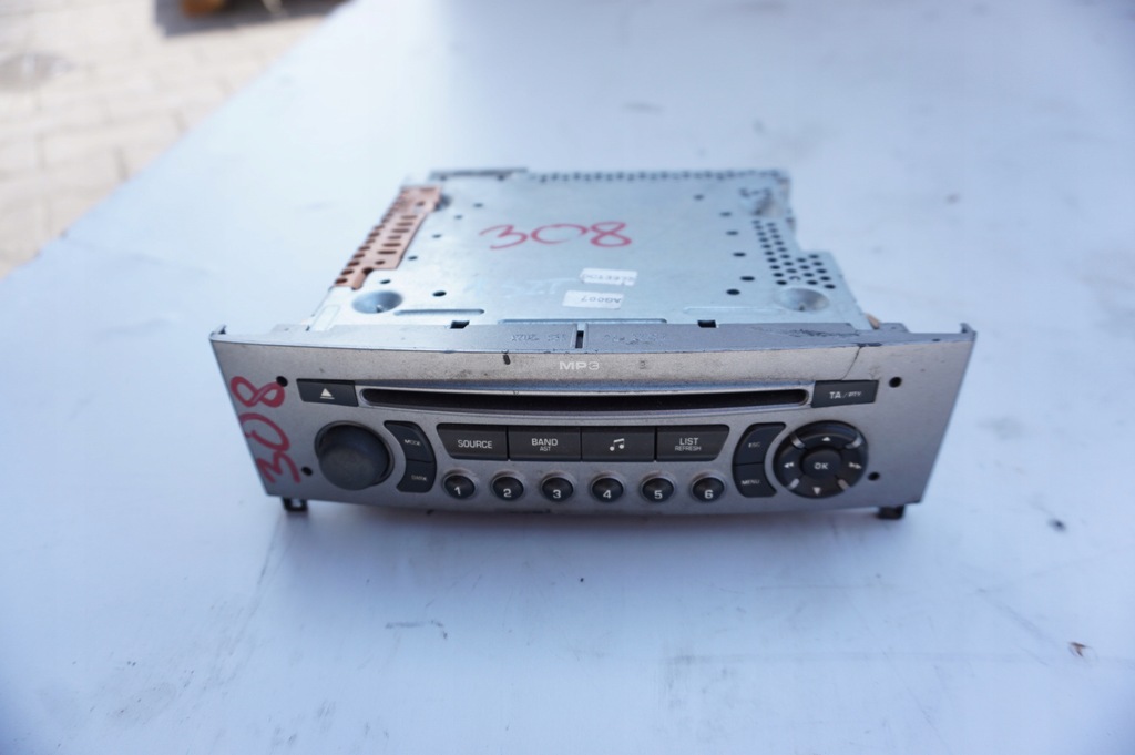 фото №1, Радио peugeot 308 96647511xh