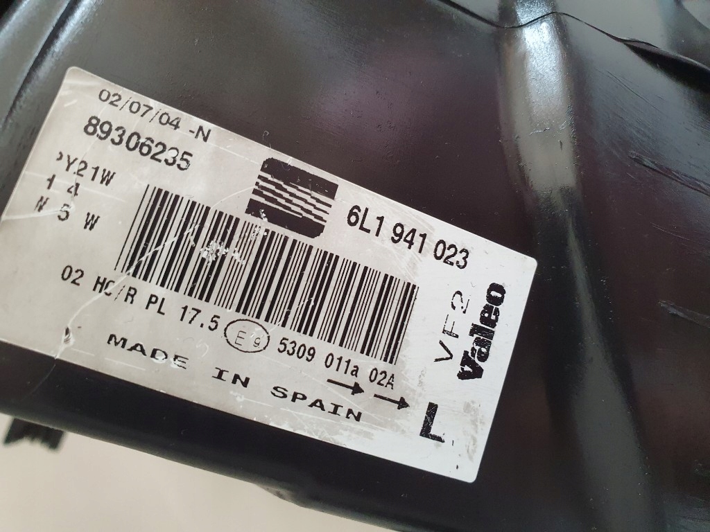 фото №14, Seat ibiza iii arosa лампа фара перед левый