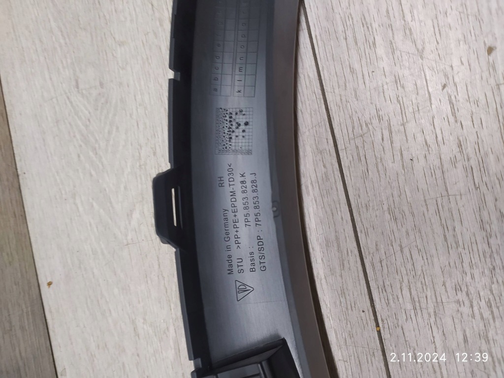 фото №6, 10487. cayenne gts молдинг крыло правый задняя 7p5853828k