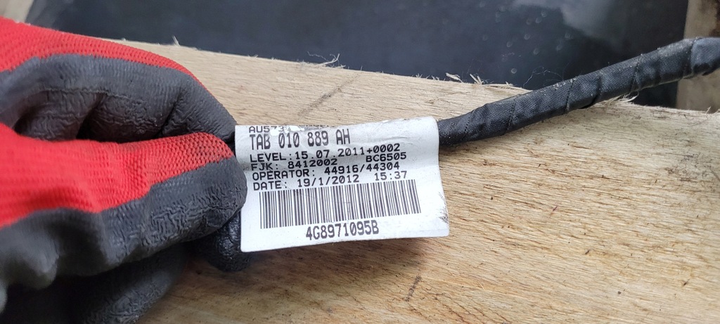 фото №9, A7 4g s7 жгут электропроводка pdc перед датчики 4g8971095b ls9r usa