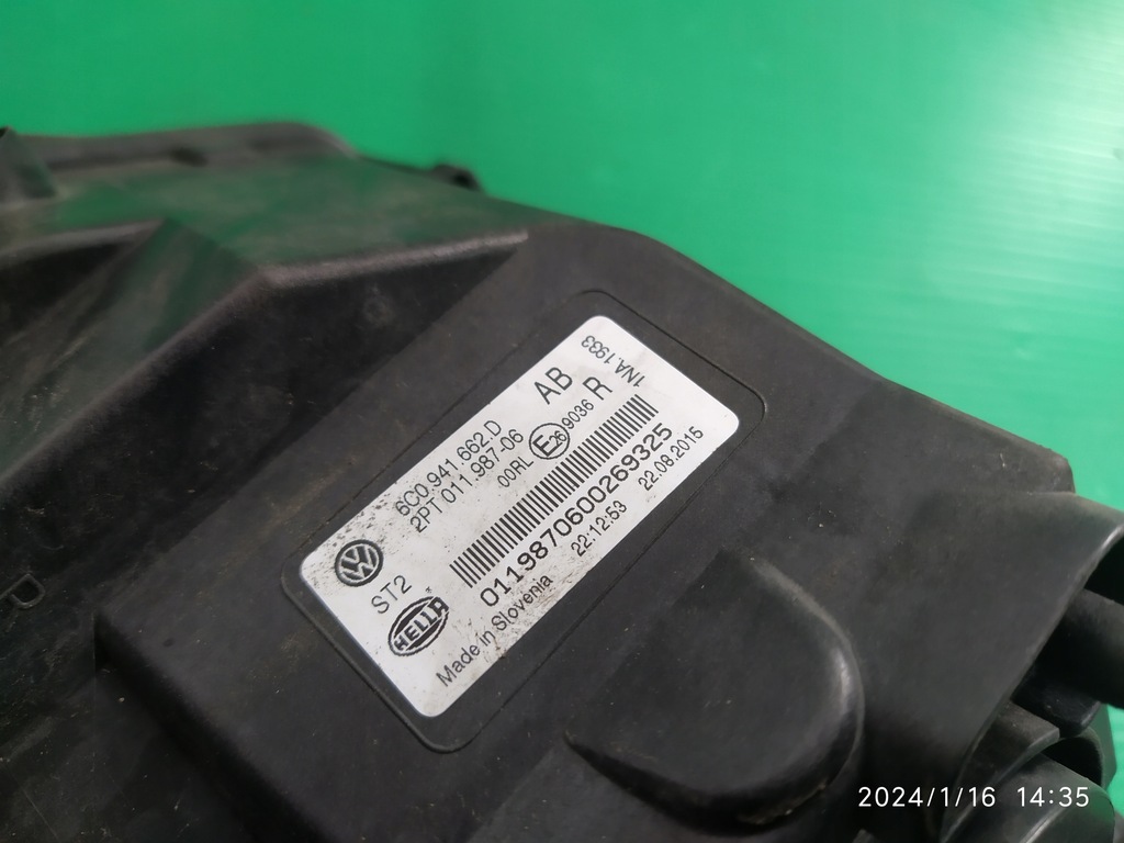 фото №13, Лампа протитуманна права vw polo v 09- 6c0941662d