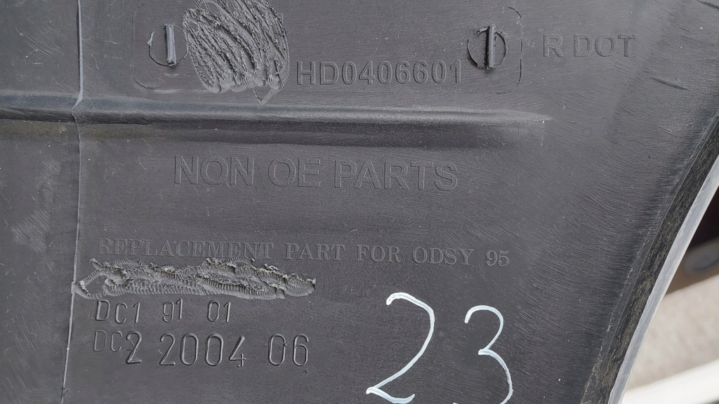 фото №7, Honda odyssey 95 - 99 бампер перед передний