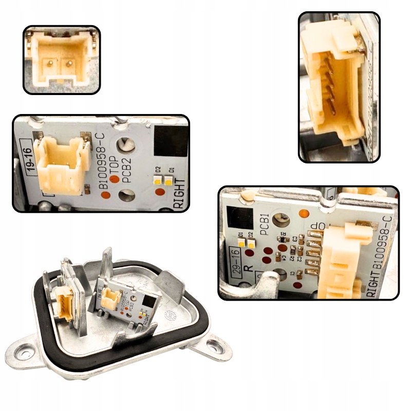 Модуль led їжак drl світла денного лампа bmw led f34 gt рестайлінг  7470426 правий Оригінал