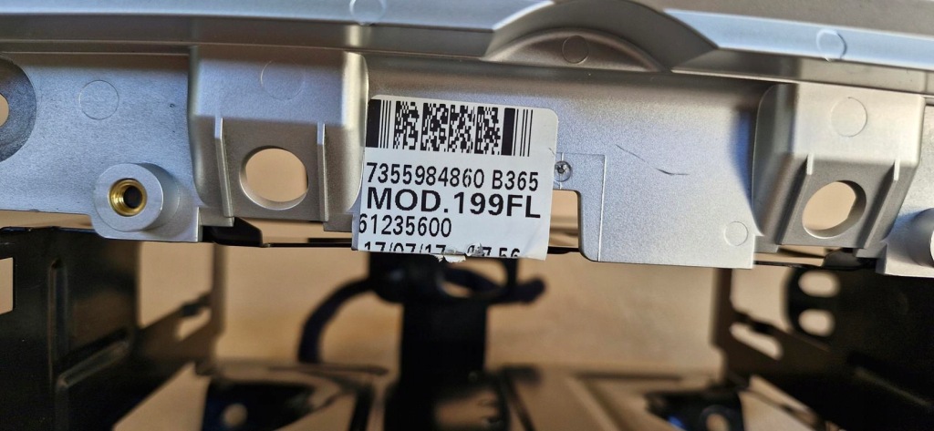 фото №10, Fiat punto evo 2009- панель переключатели консоли рамка радио bdb состояние kpl eu