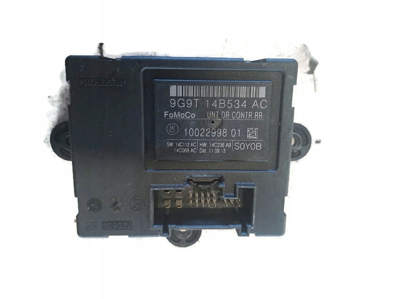фото №1, Ford mondeo mk4 13r модуль двері задня задніх 9g9t-14b534-ac