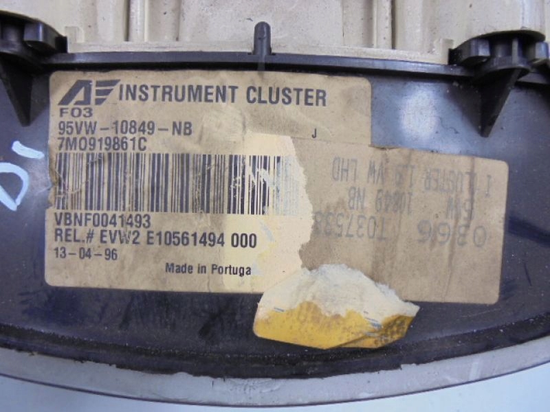 фото №7, Vw sharan i счетчик приборы 1.9tdi 7m0919861c
