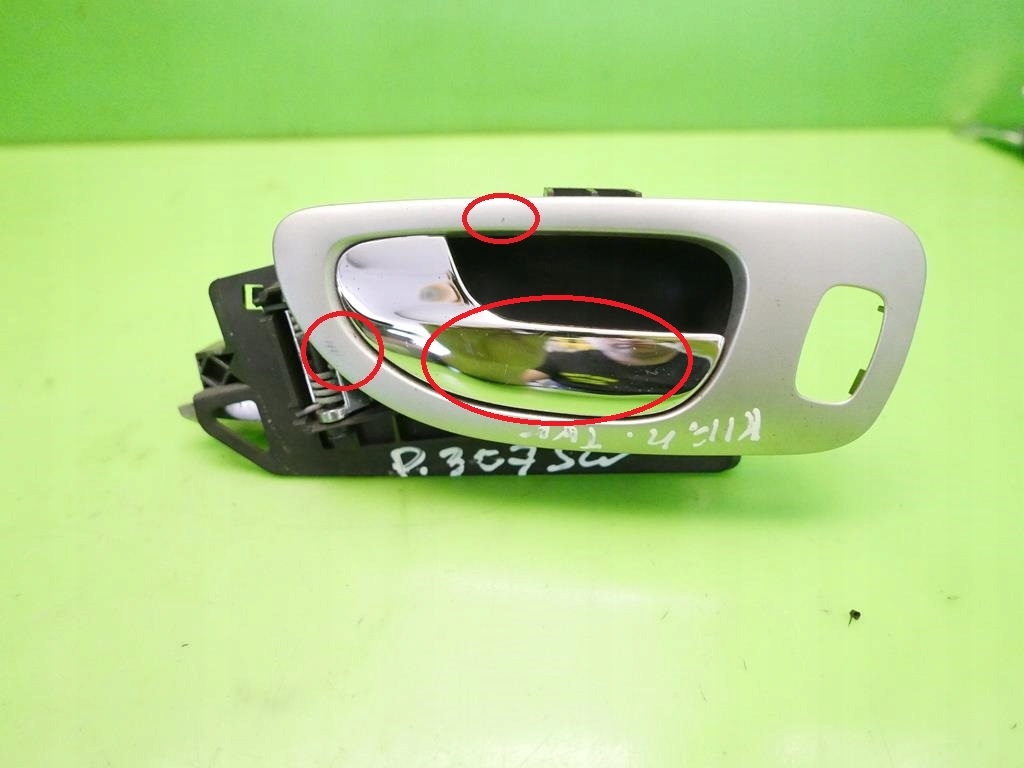 фото №7, Ручка внутрішня ліва задня peugeot 307 sw phi 01-