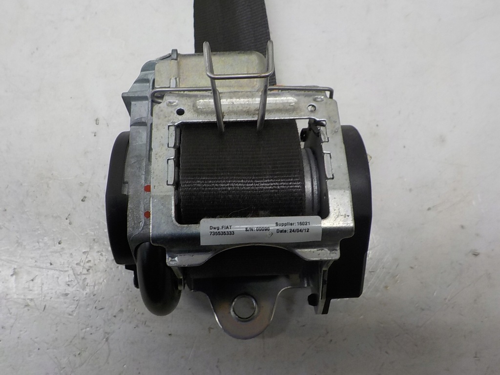 фото №9, Fiat punto evo 3d pas безопасности натяжитель правый перед пассажира