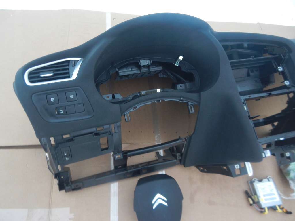 фото №4, Панель приладів приладова консоль подушки безпеки ремені датчик citroen c4 ii