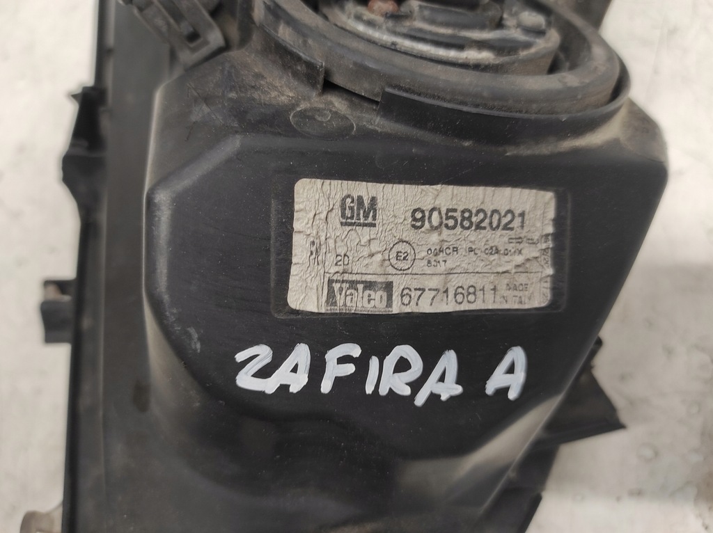 фото №10, Opel zafira a 99- лампа ліва перед 90582021