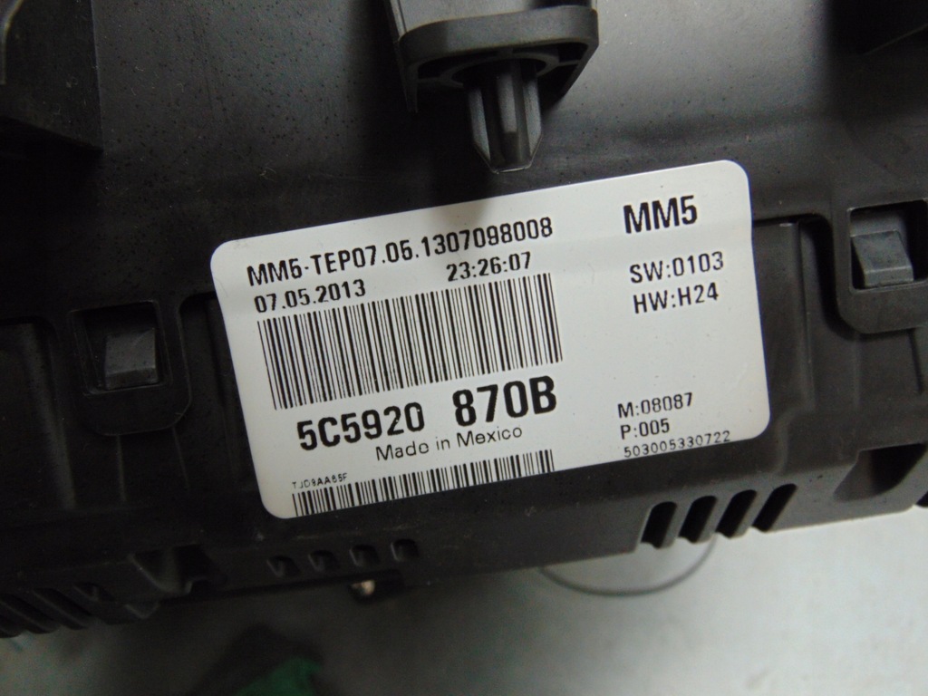 фото №8, Vw beetle 5c 1.4 tsi набір стартовий лічильник