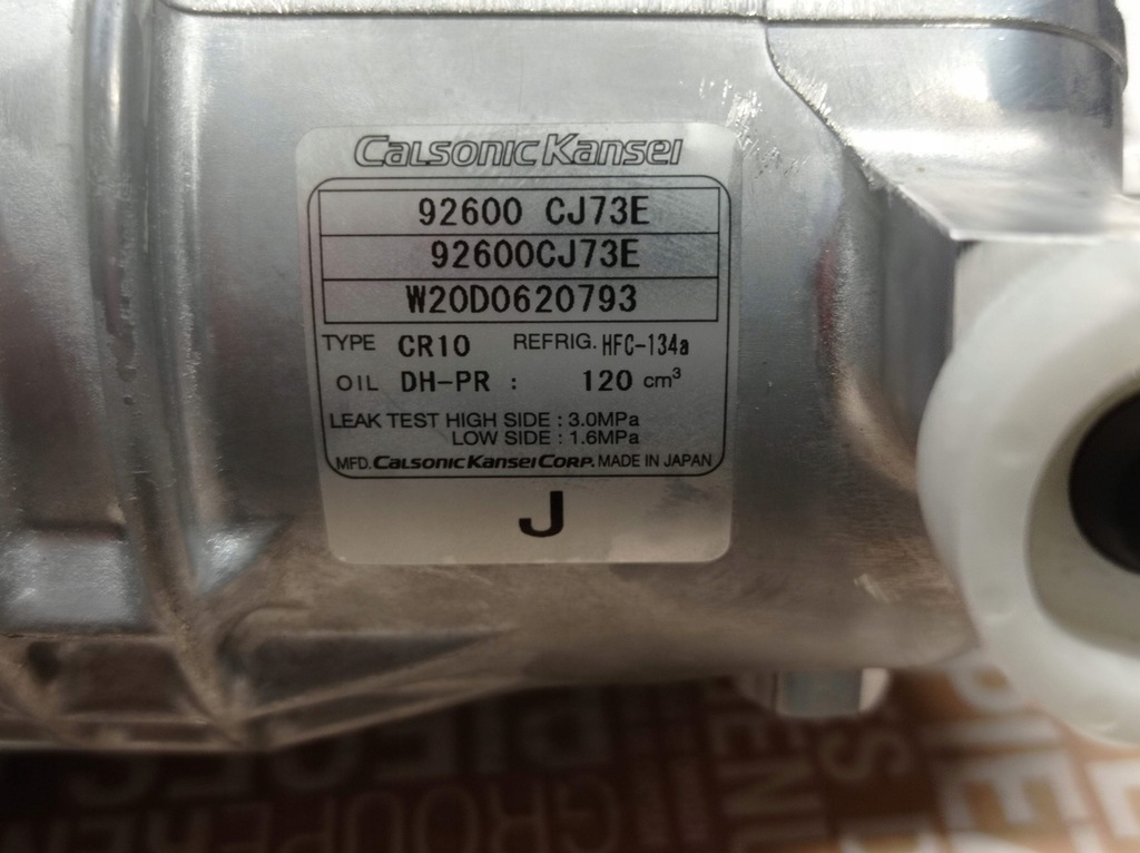 фото №7, Компрессор кондиционера nissan tiida note micra 1.6