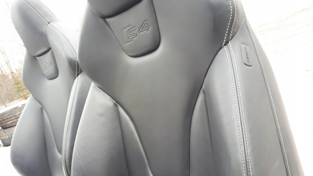 фото №12, S4 b8 lift a4 сиденья заднее сиденье кожа память ковши