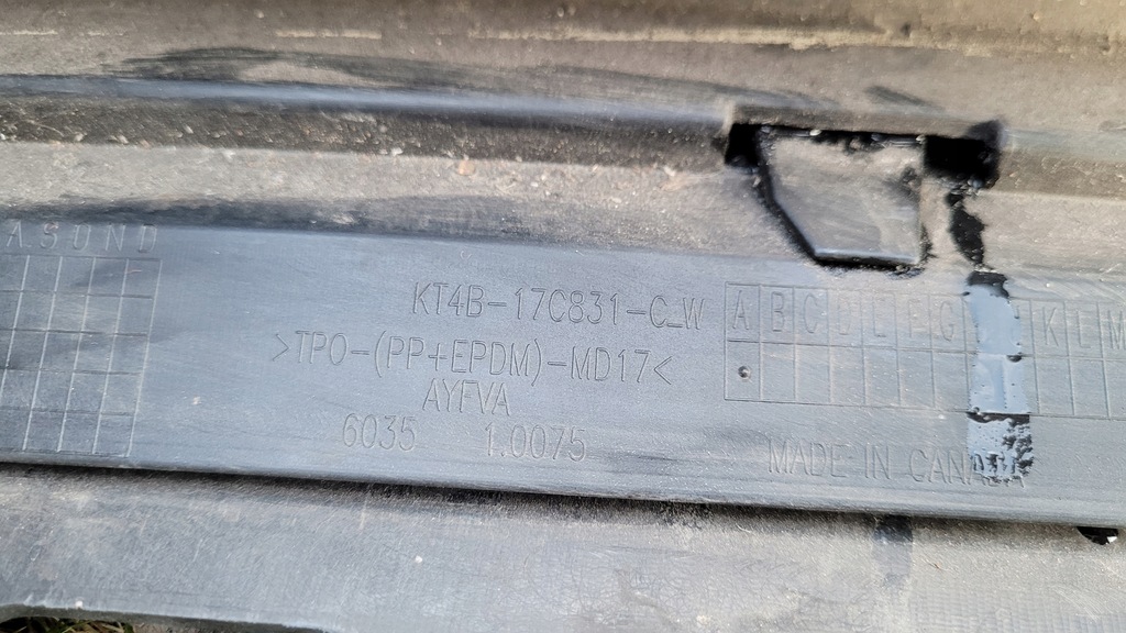 фото №9, Спойлер бампера накладка бампер ford edge mk2 lift edge ii lift st line