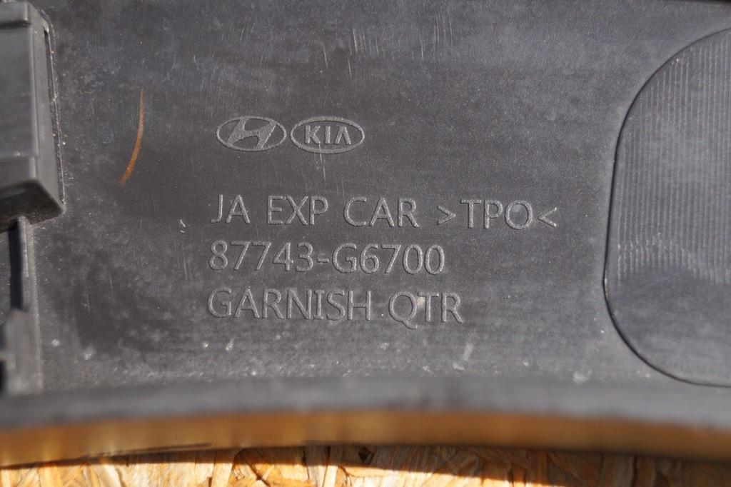 фото №10, Молдинг крила лівий задня kia picanto iii x-line