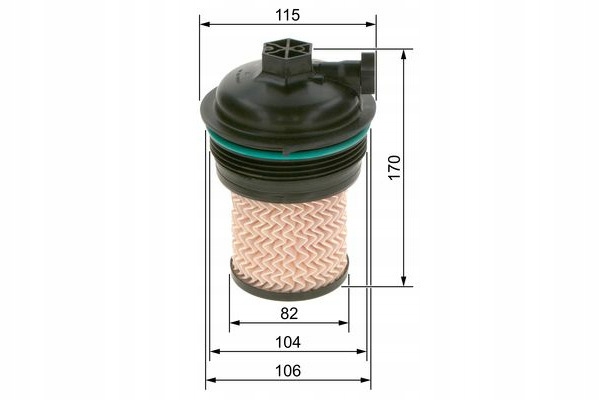 фото №7, Фільтр пального renault espace v 06.15- f026402247 bosch