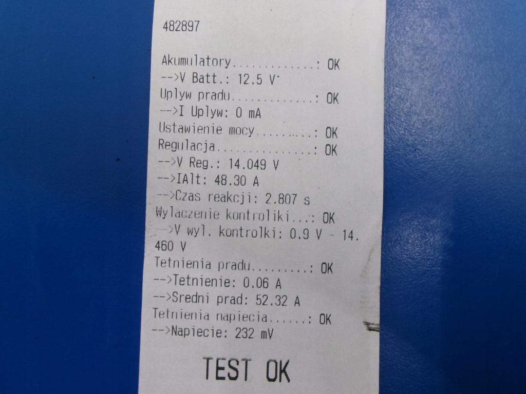 Volvo s80 1 2.9 200km генератор 9442841 bosch 0124515017 120a test Зі Шроту