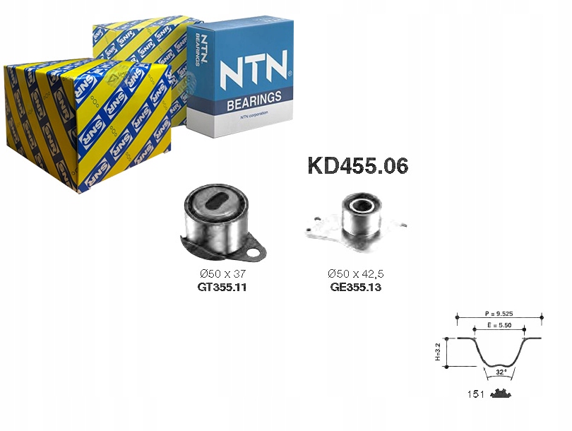 фото №1, Комплект - набір ремінь розподільного валу snr 7700726440 770