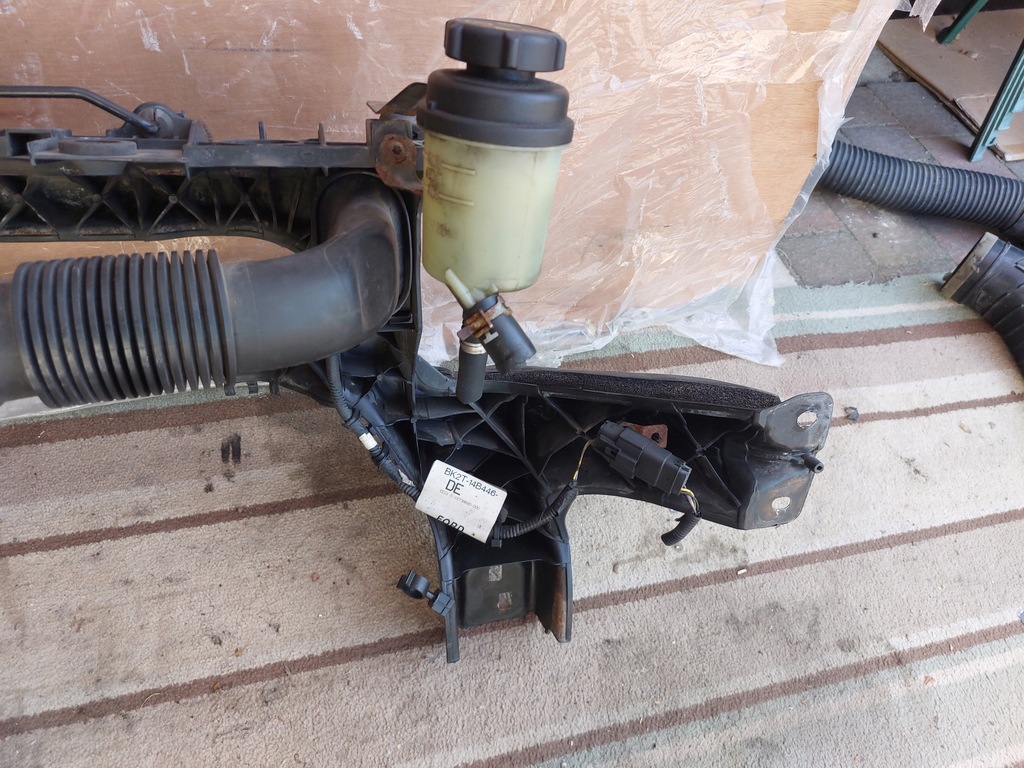 фото №11, Pas передний радиатор панель фары ford transit custom 14r