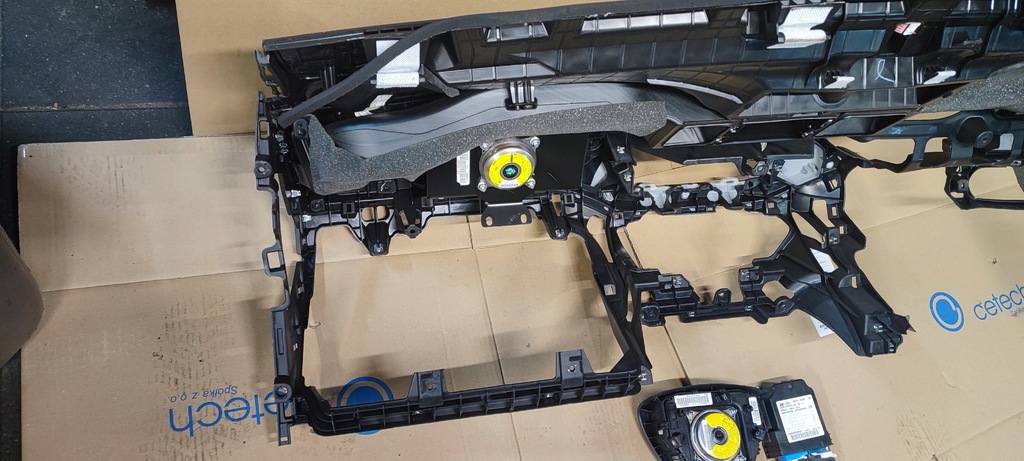 фото №9, Hyundai i20 ii lift 18-20 приборная панель консоль подушки безопасности подушка безопасности датчик kpl оригинал