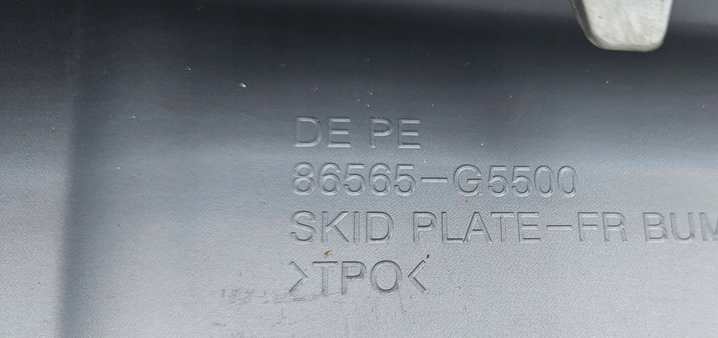 фото №8, Dół бампера спойлер kia niro lift 2019- перед