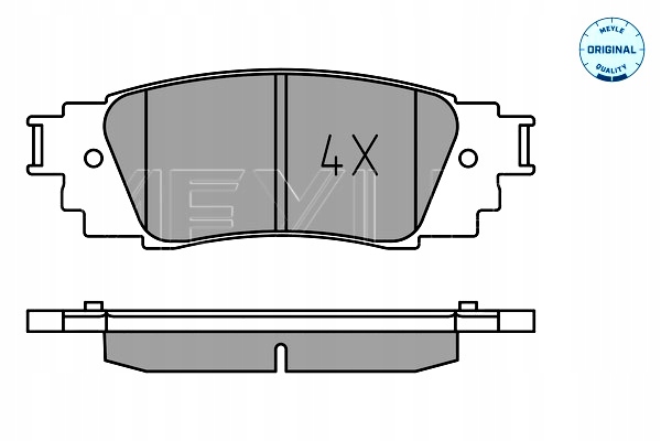 фото №2, Гальмівні колодки гальмівні задня lexus es rx ux toyota c-hr rav 4 v 1.2-3.5h