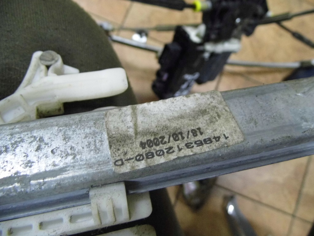 фото №6, Peugeot 807 2.0b 04' механизм левый перед 991729-203