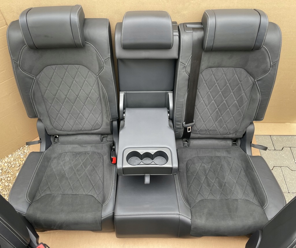 фото №8, Сидіння заднє сидіння обшивки skoda kodiaq alcantara шкіра комплект ideał карбон