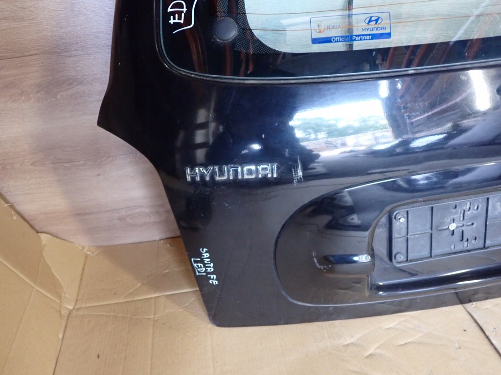 фото №5, Hyundai santa fe 01-06 крышка багажника багажника ed