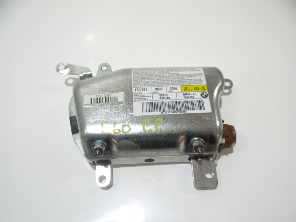 фото №1, Подушка подушка безопасности дверь правый перед bmw e60 7034058