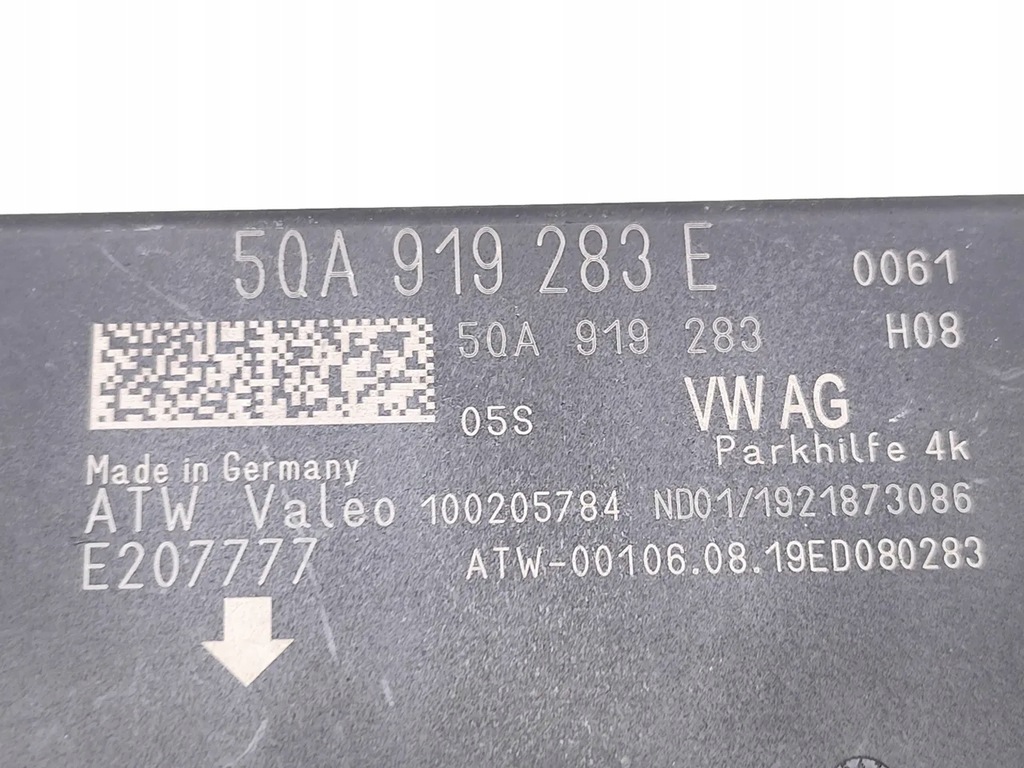 фото №7, Skoda octavia блок керування / модуль паркування pdc 2.0 tdi дизель 5qa919283e