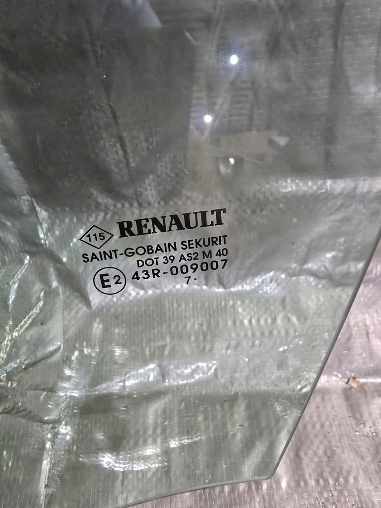 фото №3, Скло двері ліва лівий перед передня renault clio iii 5d 5 двері